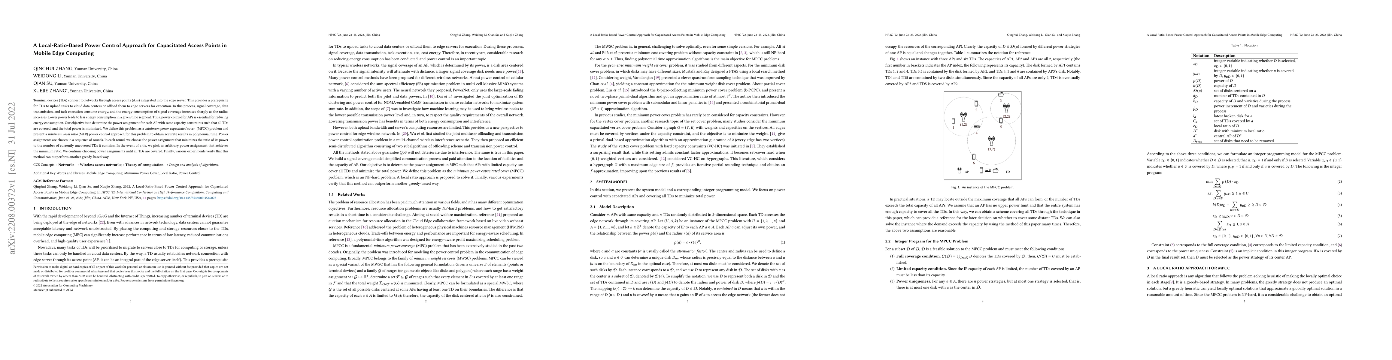 Thumbnail for A Local-Ratio-Based Power Control Approach for Capacitated Access Points
  in Mobile Edge Computing