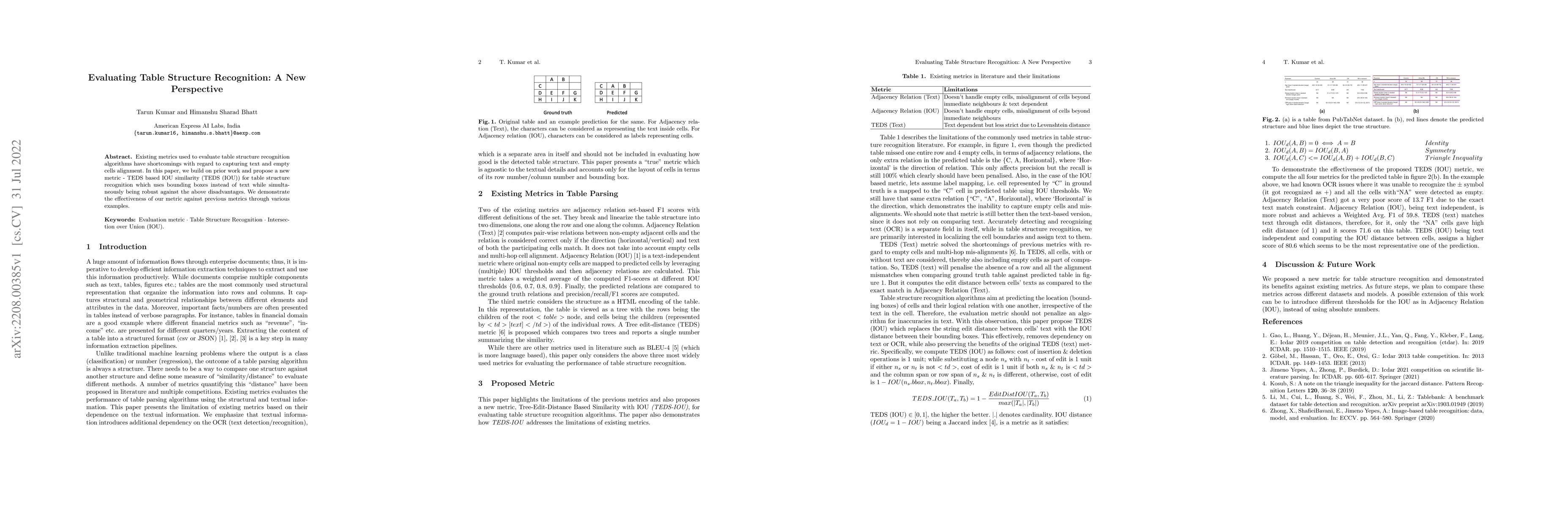 Thumbnail for Evaluating Table Structure Recognition: A New Perspective