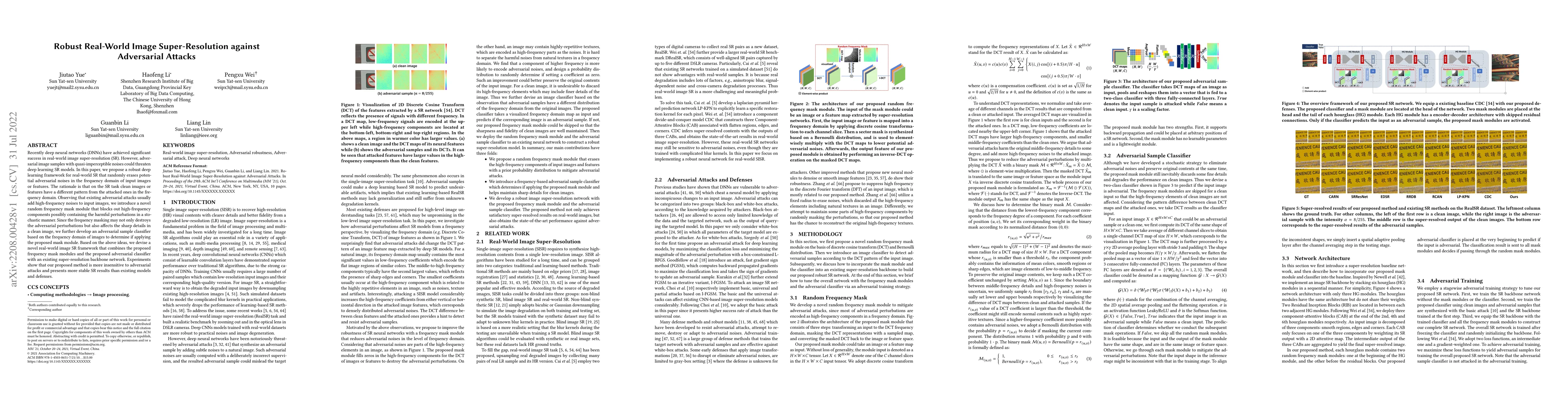 Thumbnail for Robust Real-World Image Super-Resolution against Adversarial Attacks
