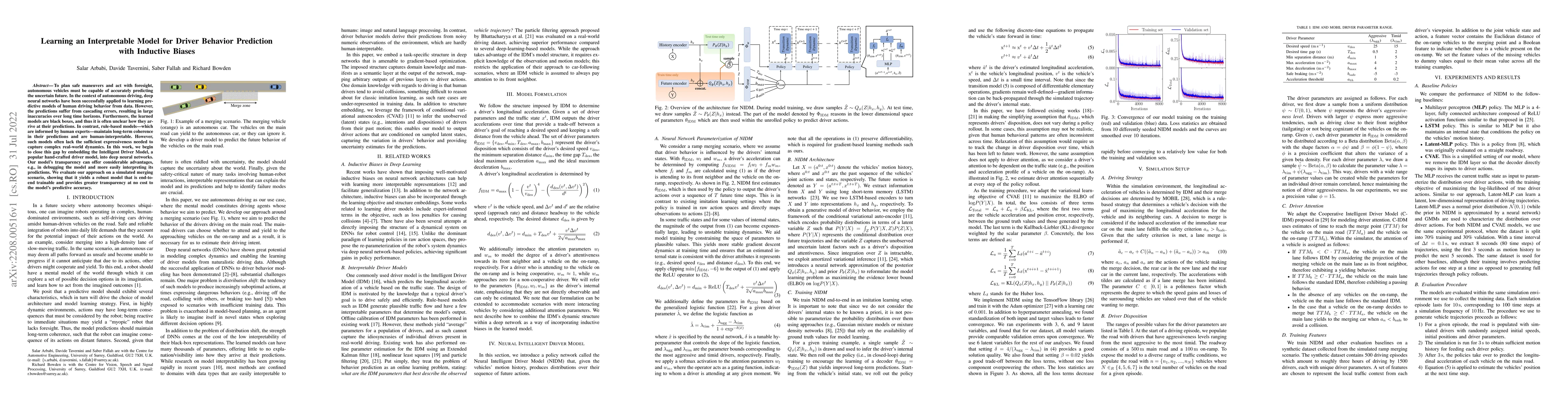 Thumbnail for Learning an Interpretable Model for Driver Behavior Prediction with
  Inductive Biases