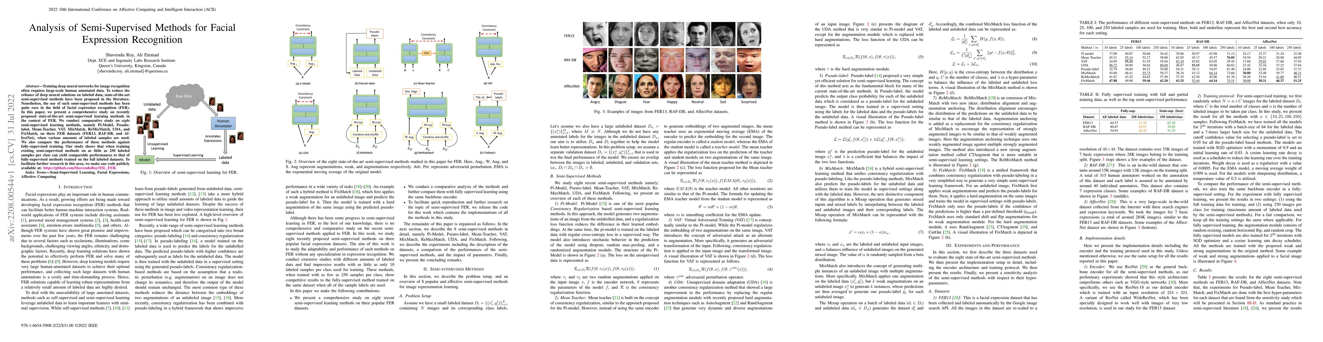 Thumbnail for Analysis of Semi-Supervised Methods for Facial Expression Recognition