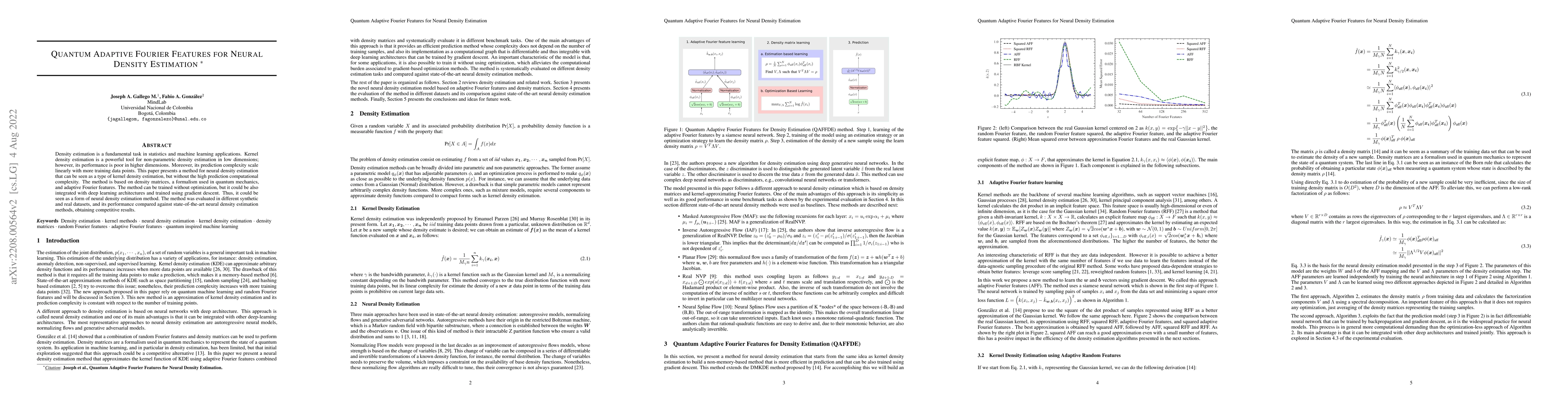 Thumbnail for Quantum Adaptive Fourier Features for Neural Density Estimation