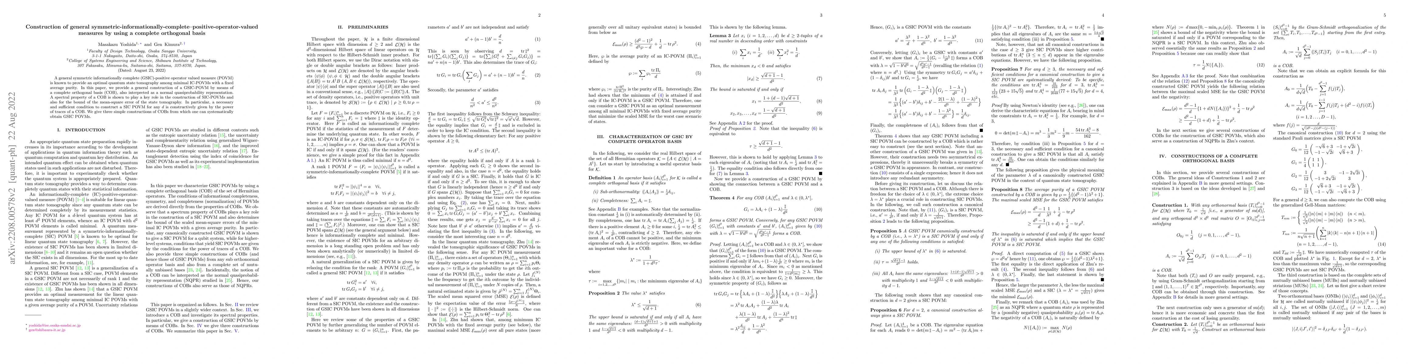 Thumbnail for Construction of general
  symmetric-informationally-complete-positive-operator-valued measures by using
  a complete orthogonal basis