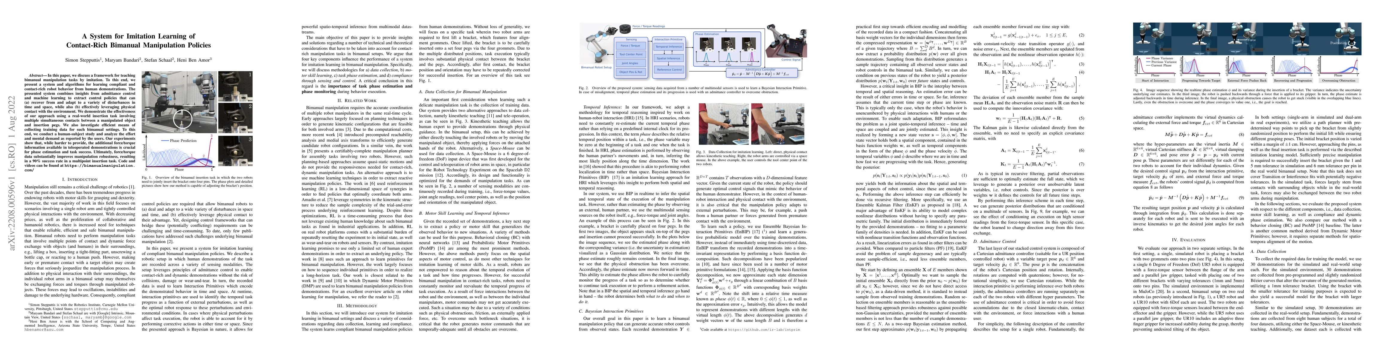 Thumbnail for A System for Imitation Learning of Contact-Rich Bimanual Manipulation
  Policies