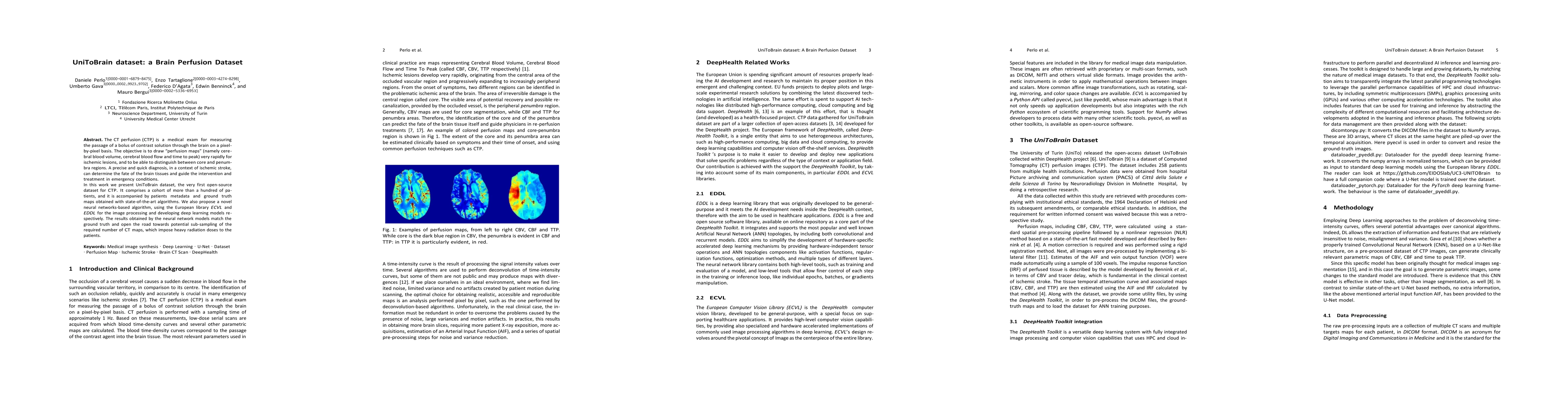 Thumbnail for UniToBrain dataset: a Brain Perfusion Dataset