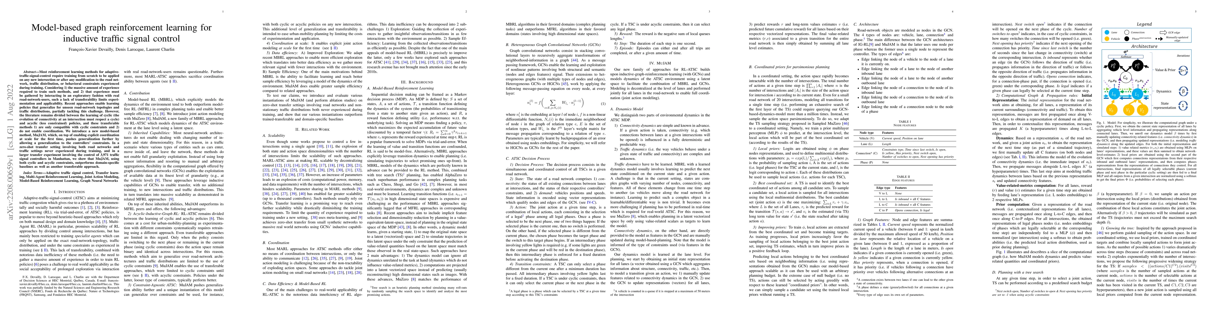 Thumbnail for Model-based graph reinforcement learning for inductive traffic signal
  control