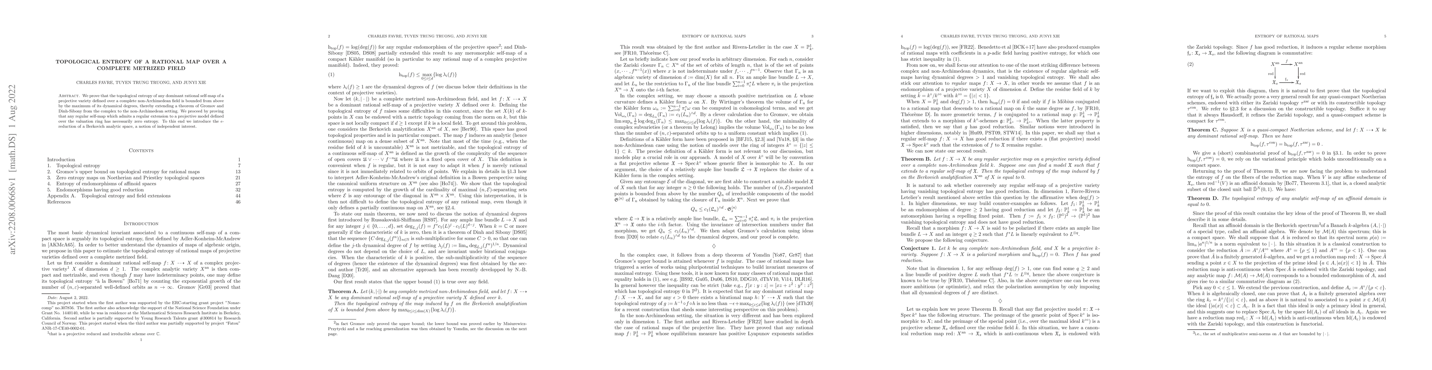 Thumbnail for Topological entropy of a rational map over a complete metrized field