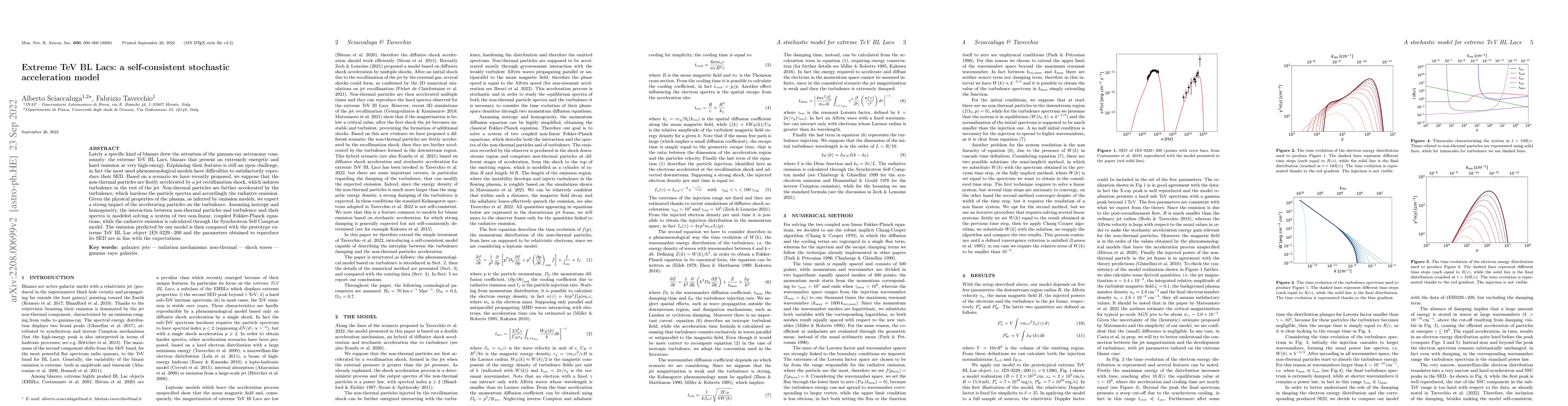 Thumbnail for Extreme TeV BL Lacs: a self-consistent stochastic acceleration model