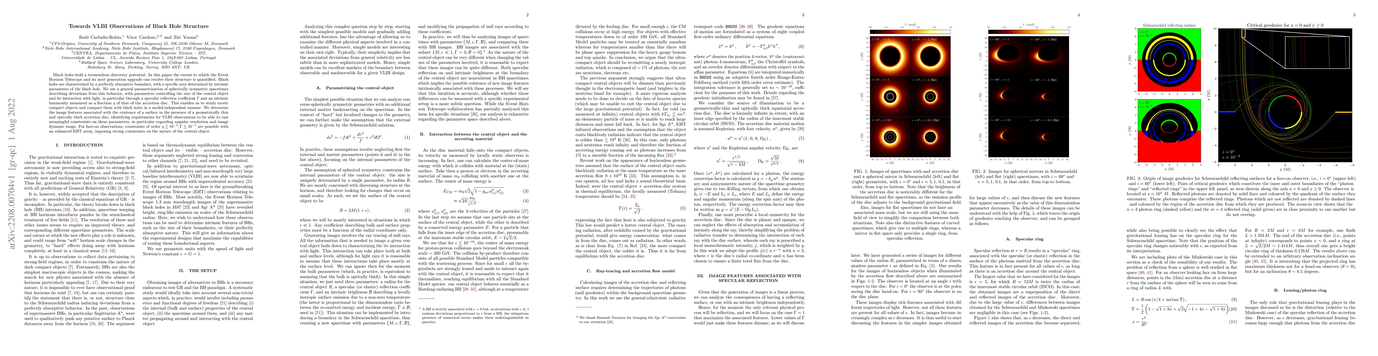 Thumbnail for Towards VLBI Observations of Black Hole Structure