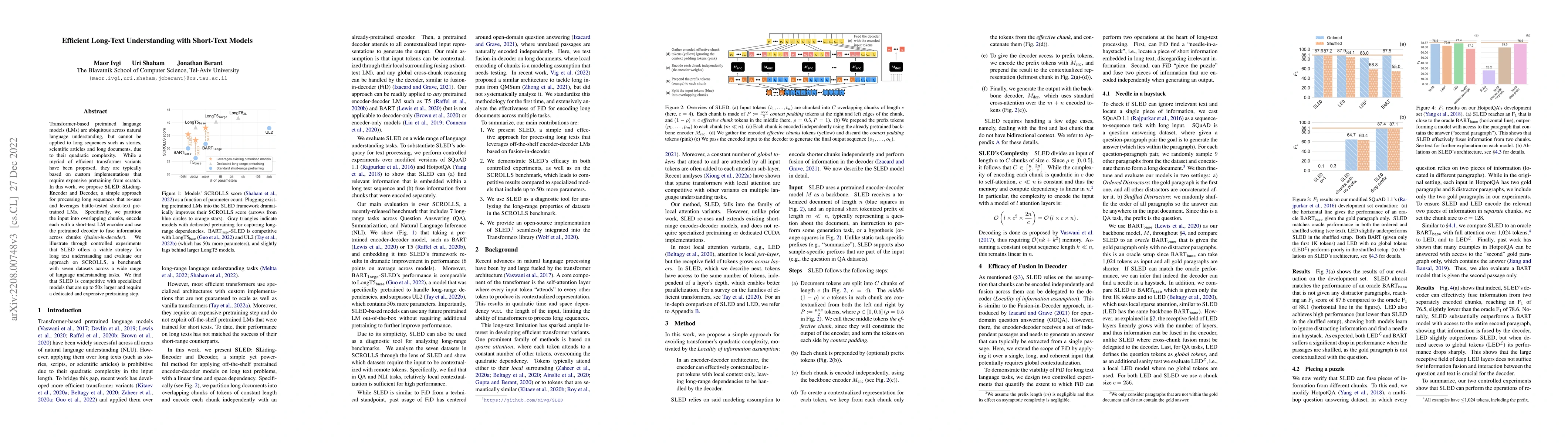 Thumbnail for Efficient Long-Text Understanding with Short-Text Models