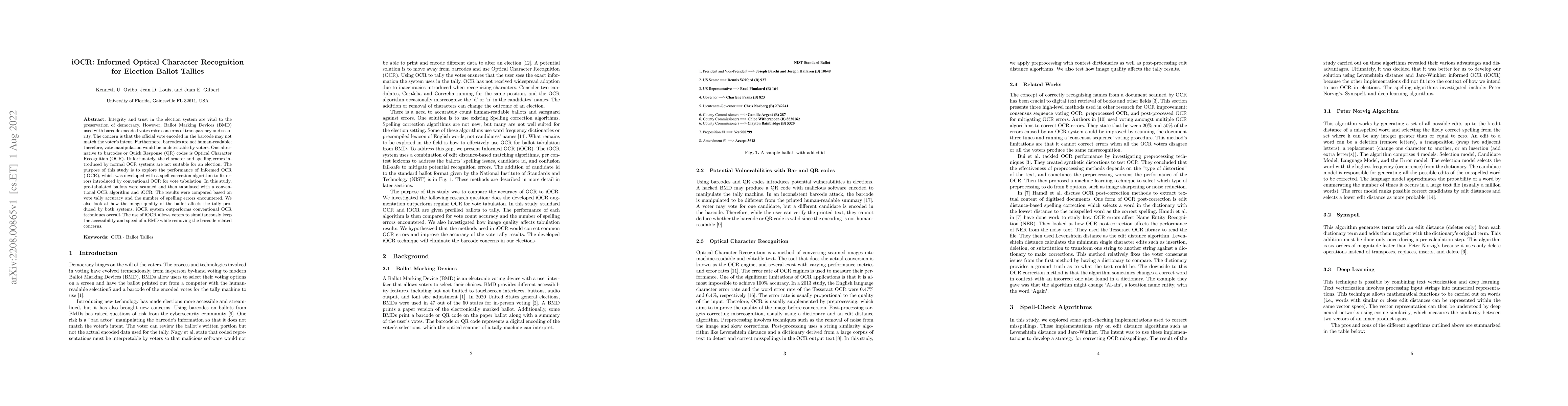 Thumbnail for iOCR: Informed Optical Character Recognition for Election Ballot Tallies