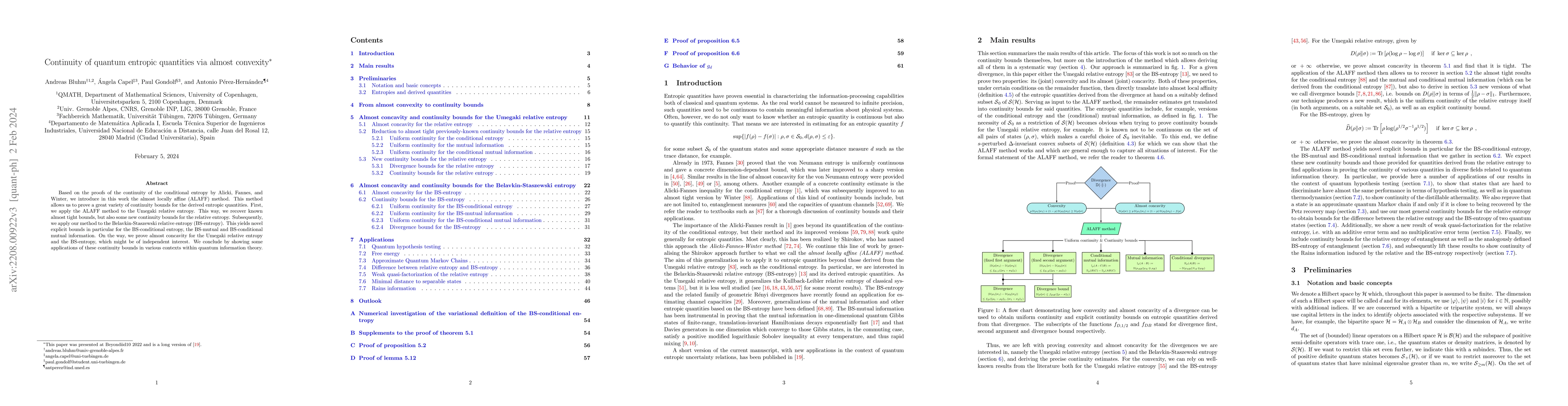 Thumbnail for Continuity of quantum entropic quantities via almost convexity