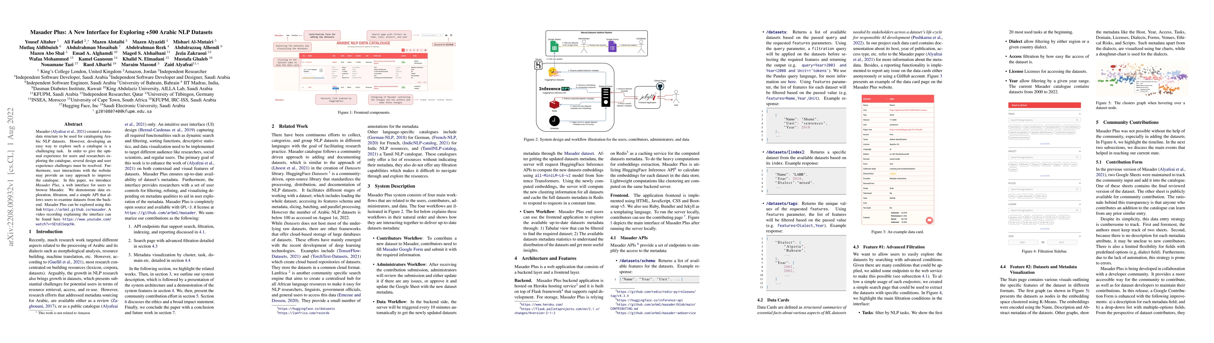 Thumbnail for Masader Plus: A New Interface for Exploring +500 Arabic NLP Datasets