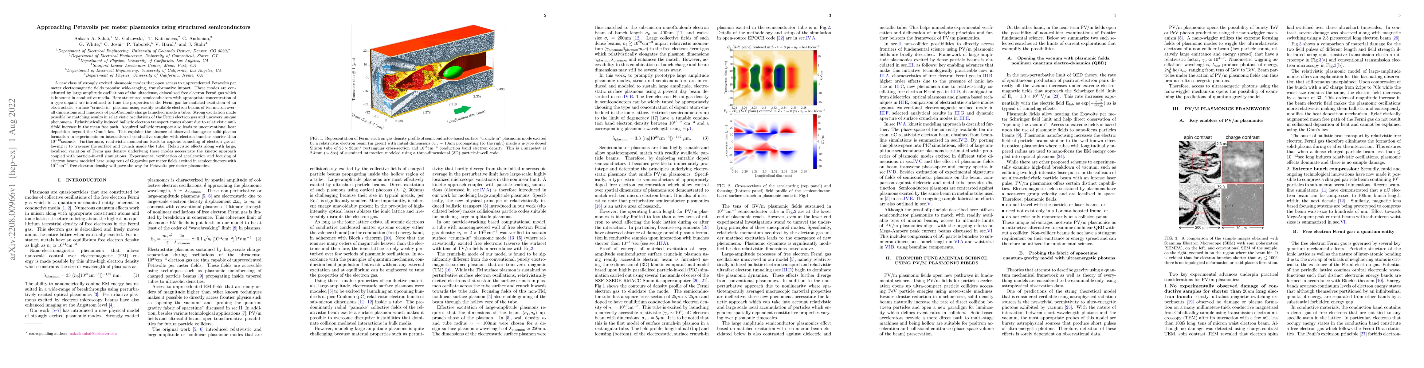Thumbnail for Approaching Petavolts per meter plasmonics using structured
  semiconductors