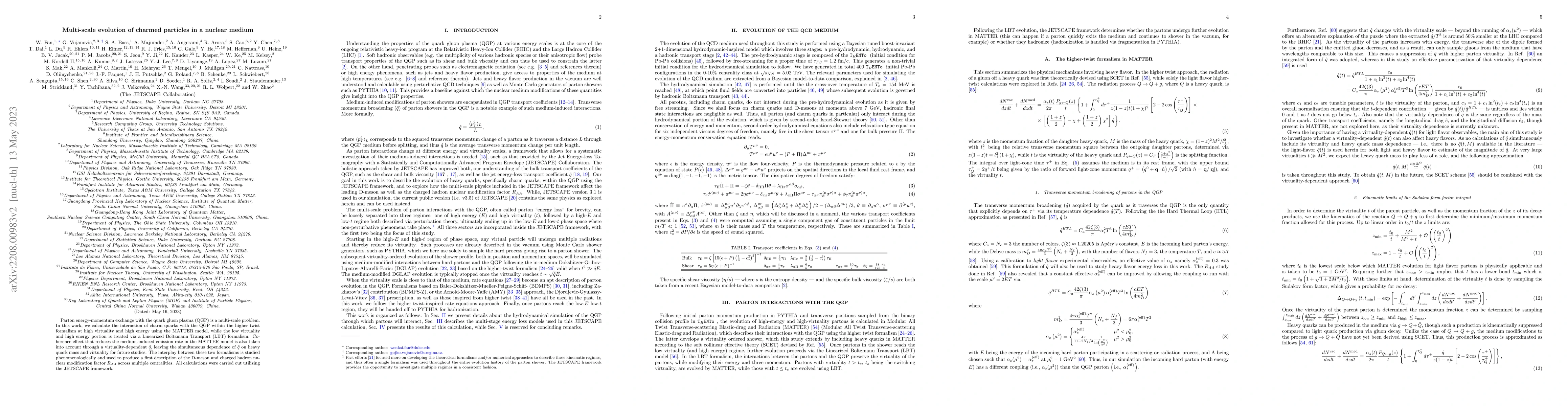 Thumbnail for Multi-scale evolution of charmed particles in a nuclear medium