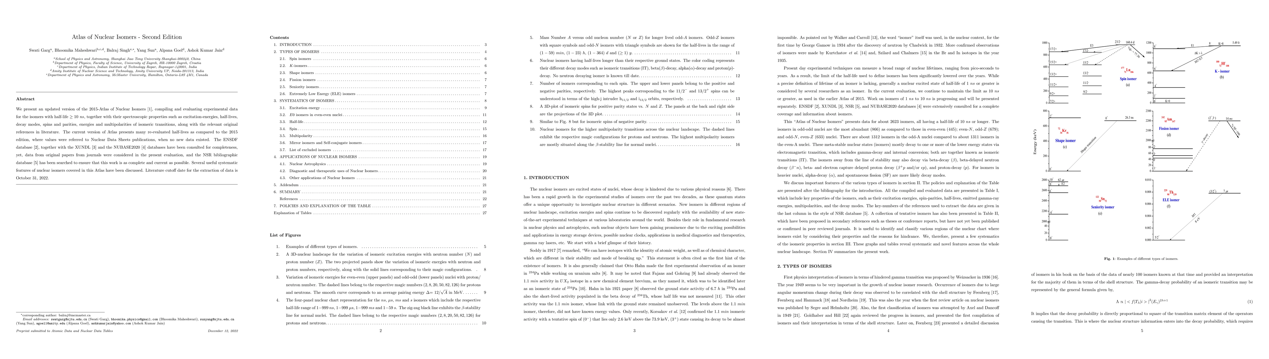Thumbnail for Atlas of Nuclear Isomers -- Second Edition