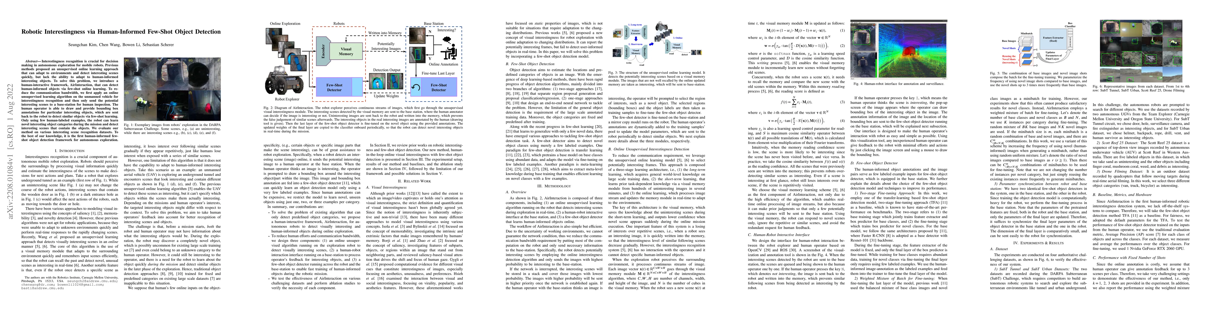 Thumbnail for Robotic Interestingness via Human-Informed Few-Shot Object Detection