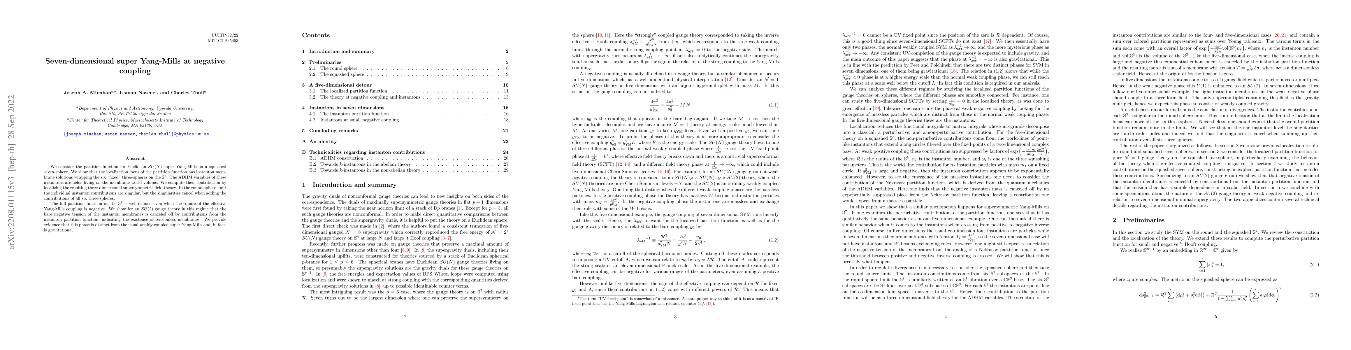 Thumbnail for Seven-dimensional super Yang-Mills at negative coupling