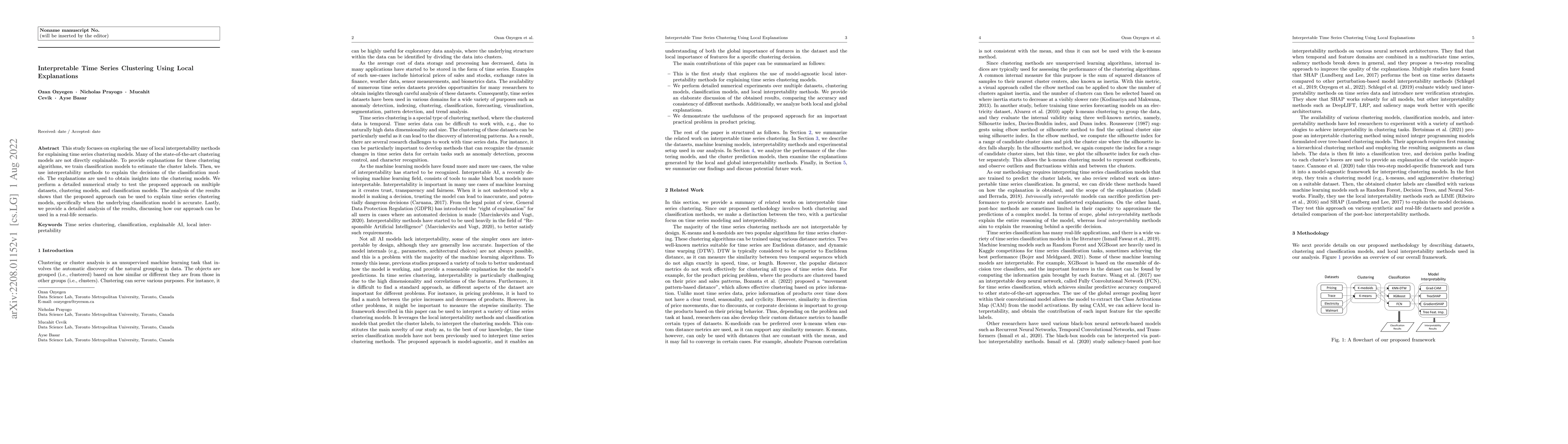 Thumbnail for Interpretable Time Series Clustering Using Local Explanations
