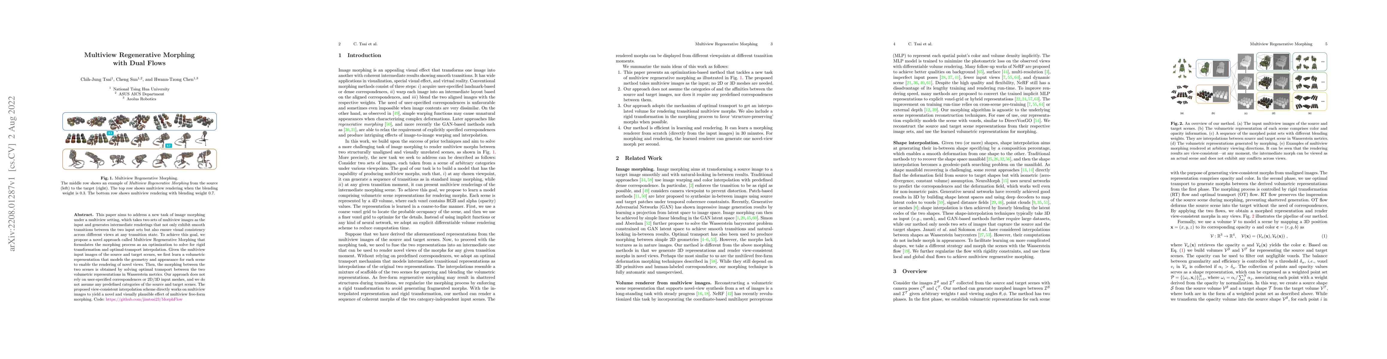 Thumbnail for Multiview Regenerative Morphing with Dual Flows