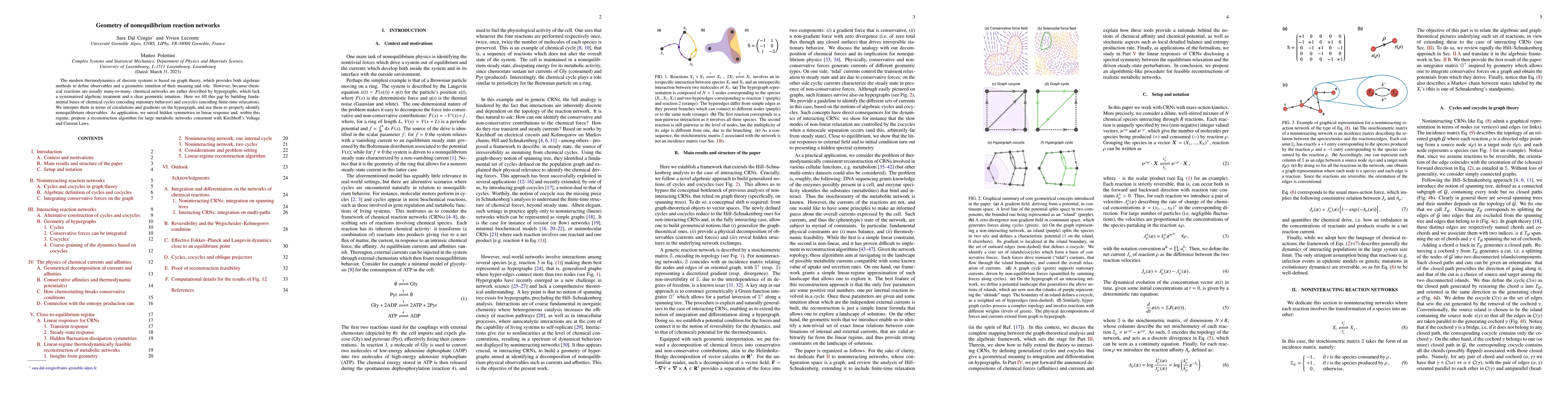 Thumbnail for Geometry of nonequilibrium reaction networks