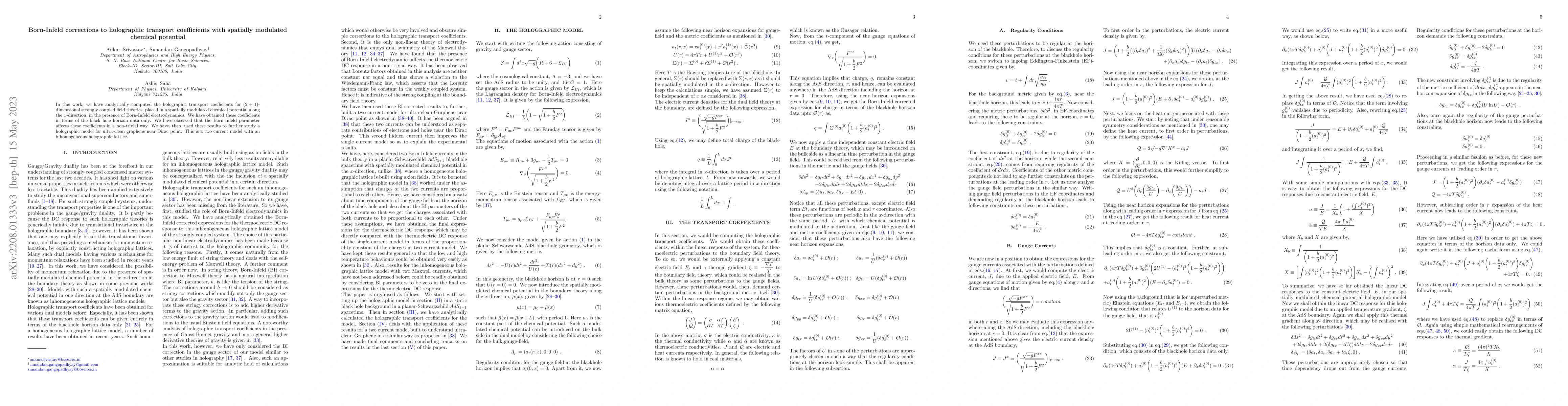 Thumbnail for Born-Infeld corrections to holographic transport coefficients with
  spatially modulated chemical potential