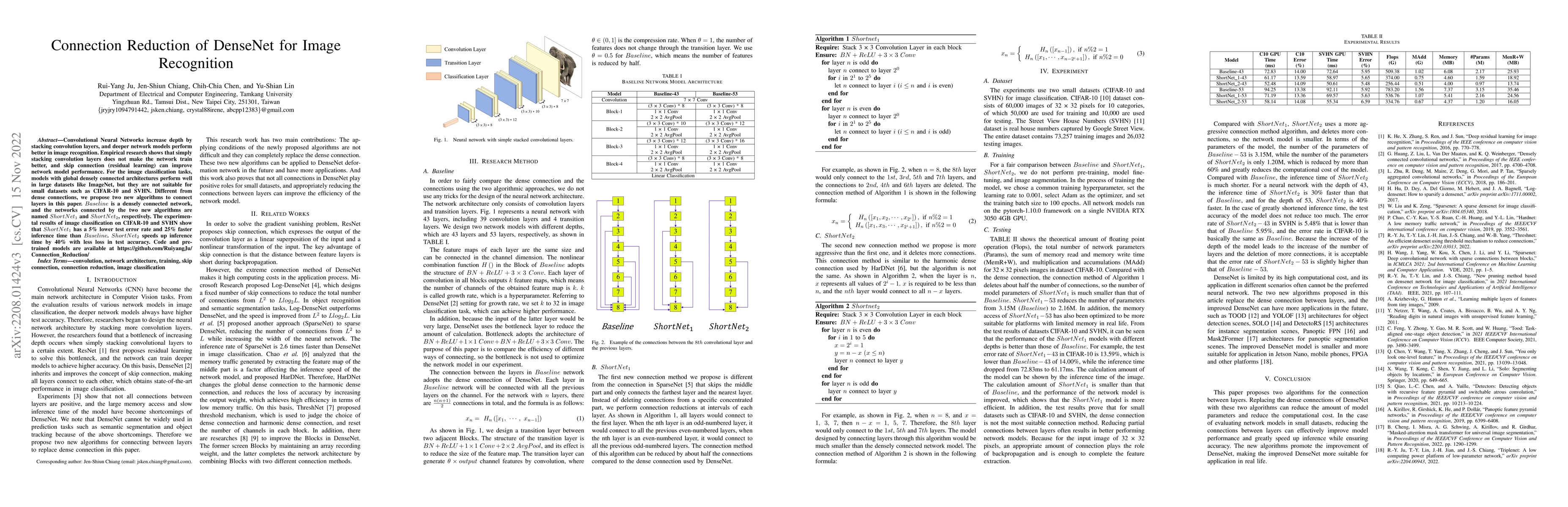 Thumbnail for Connection Reduction of DenseNet for Image Recognition