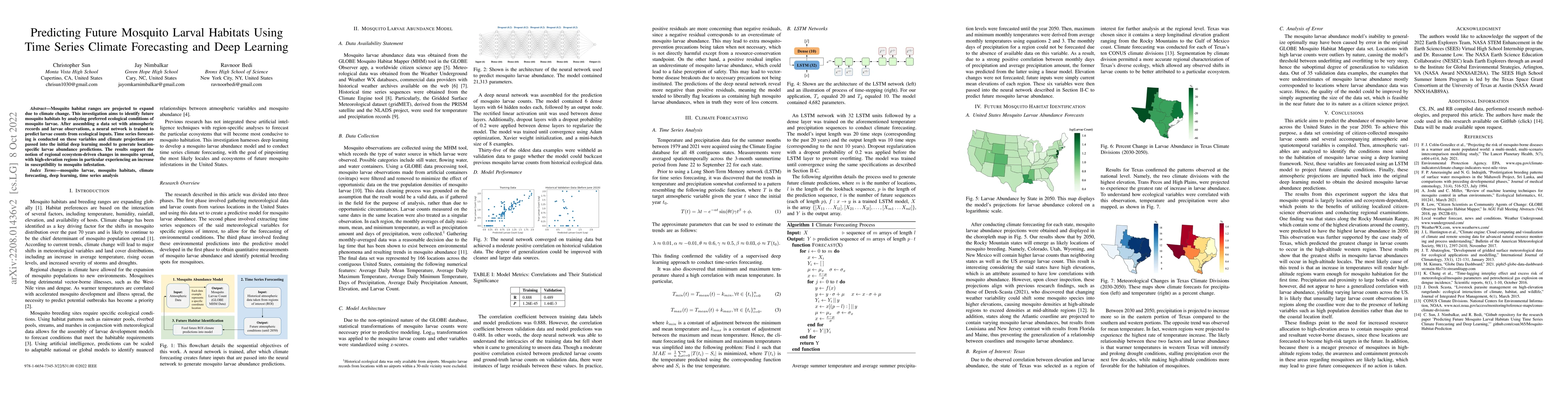 Thumbnail for Predicting Future Mosquito Larval Habitats Using Time Series Climate
  Forecasting and Deep Learning