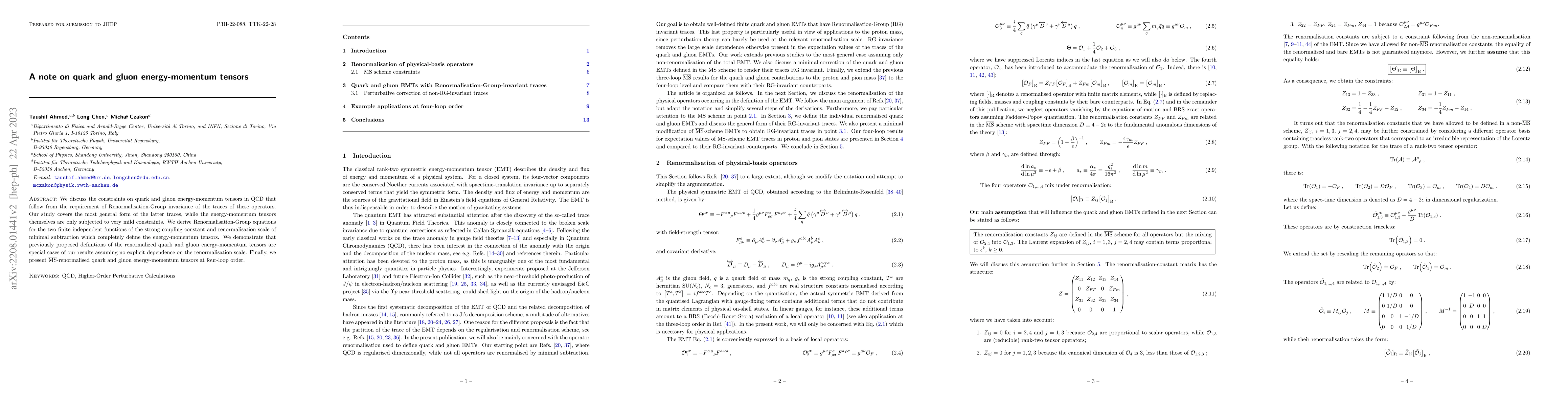 Thumbnail for A note on quark and gluon energy-momentum tensors