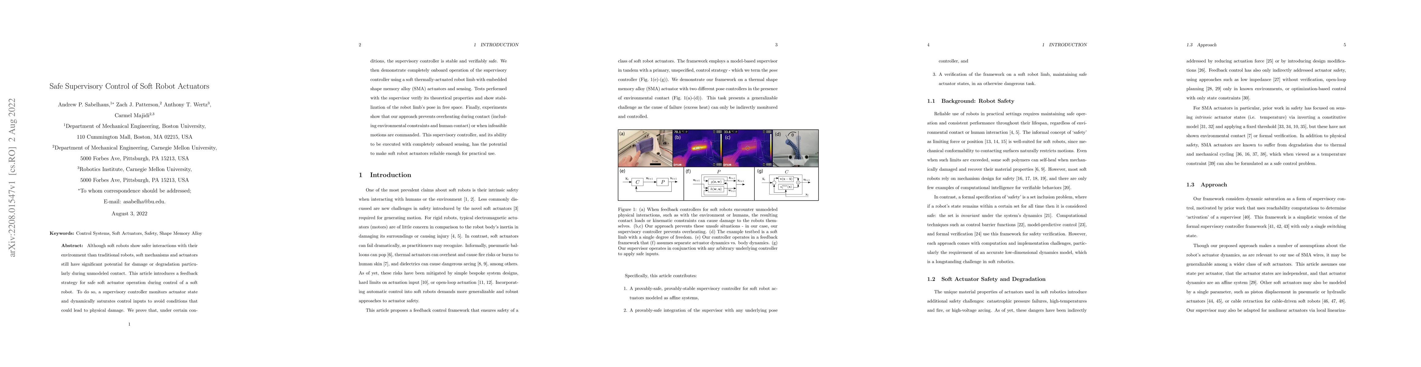 Thumbnail for Safe Supervisory Control of Soft Robot Actuators