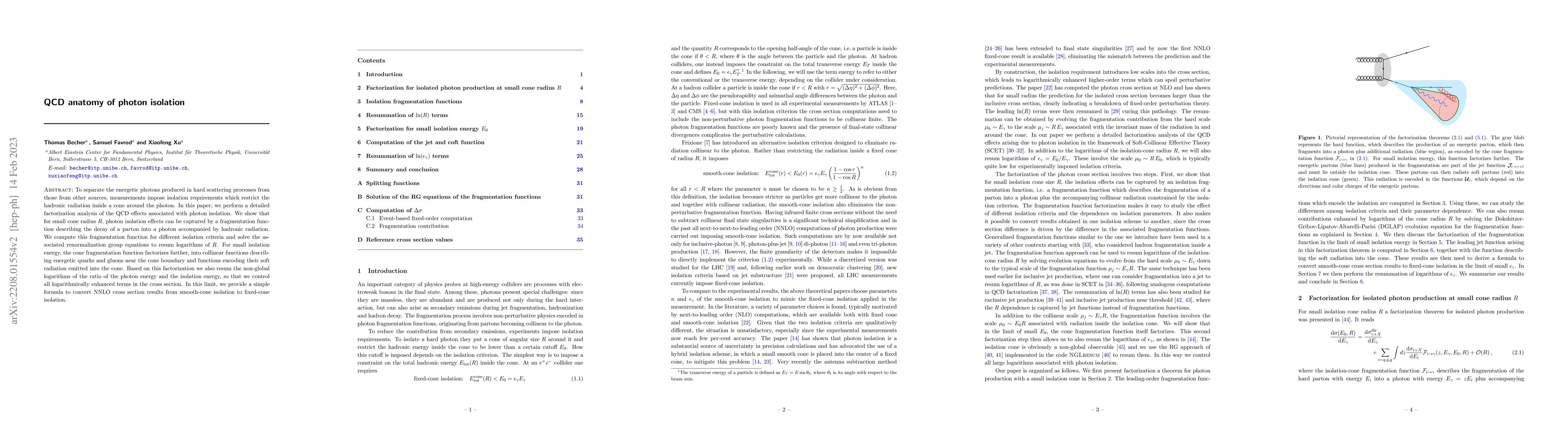 Thumbnail for QCD anatomy of photon isolation