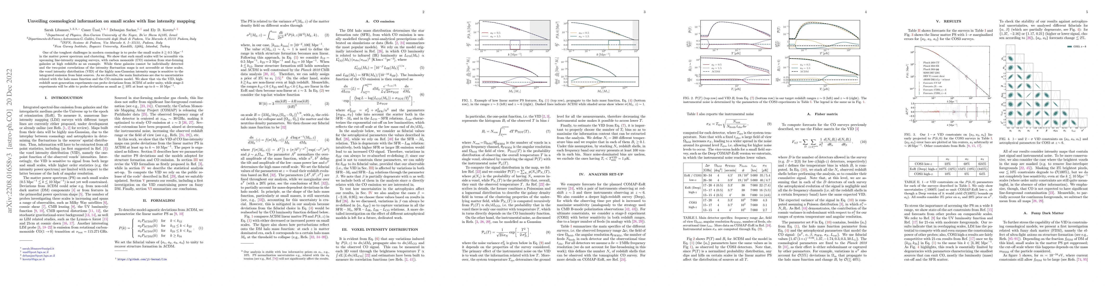 Thumbnail for Unveiling cosmological information on small scales with line intensity
  mapping