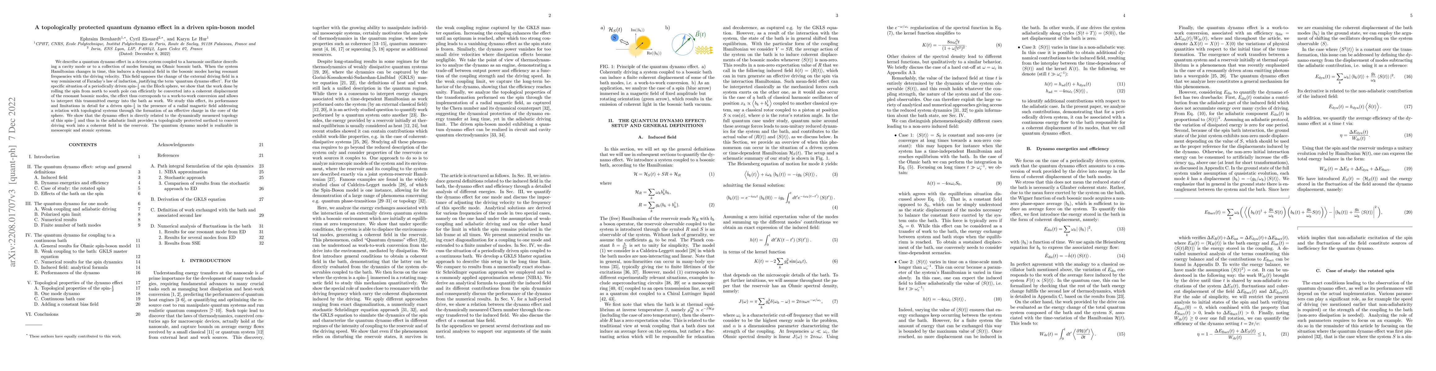 Thumbnail for A topologically protected quantum dynamo effect in a driven spin-boson
  model