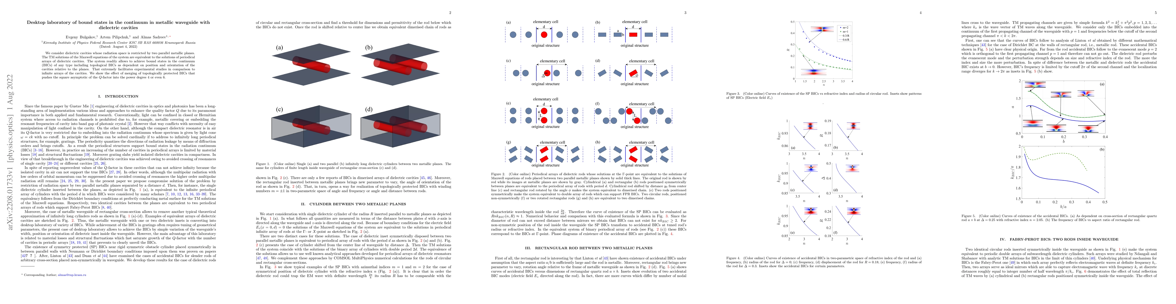 Thumbnail for Desktop laboratory of bound states in the continuum in metallic
  waveguide with dielectric cavities
