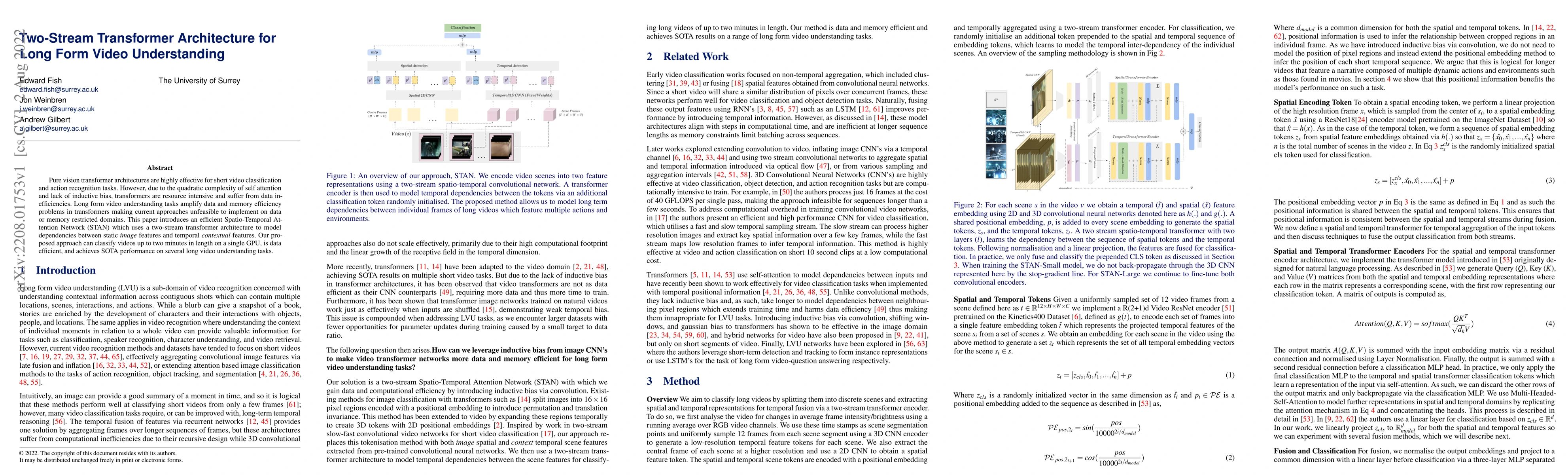 Thumbnail for Two-Stream Transformer Architecture for Long Video Understanding