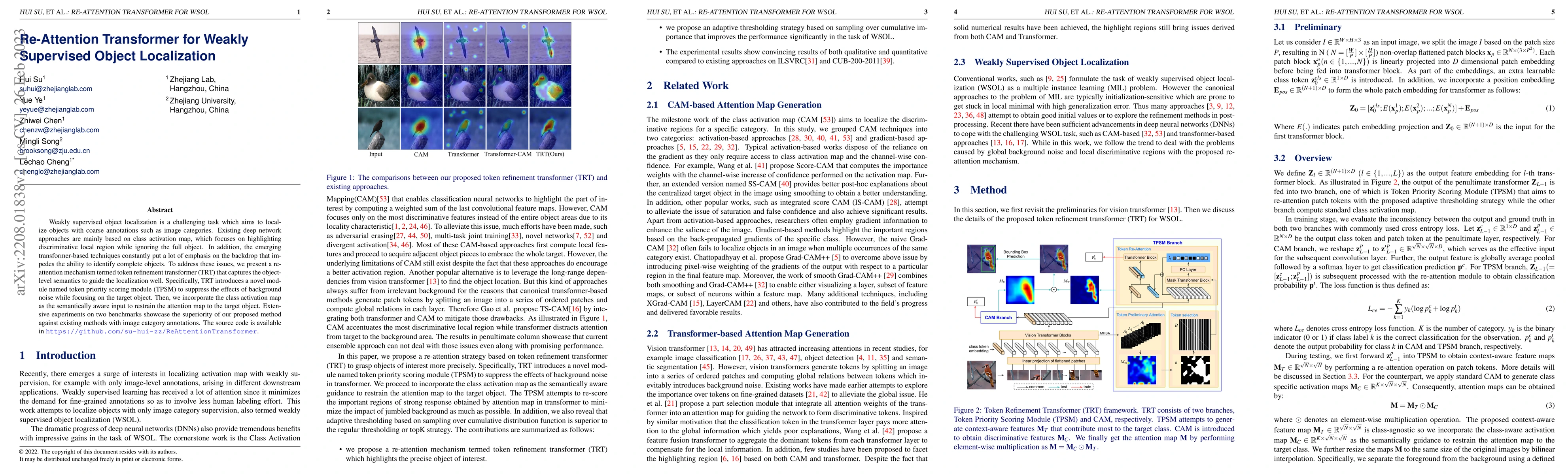 Thumbnail for Re-Attention Transformer for Weakly Supervised Object Localization