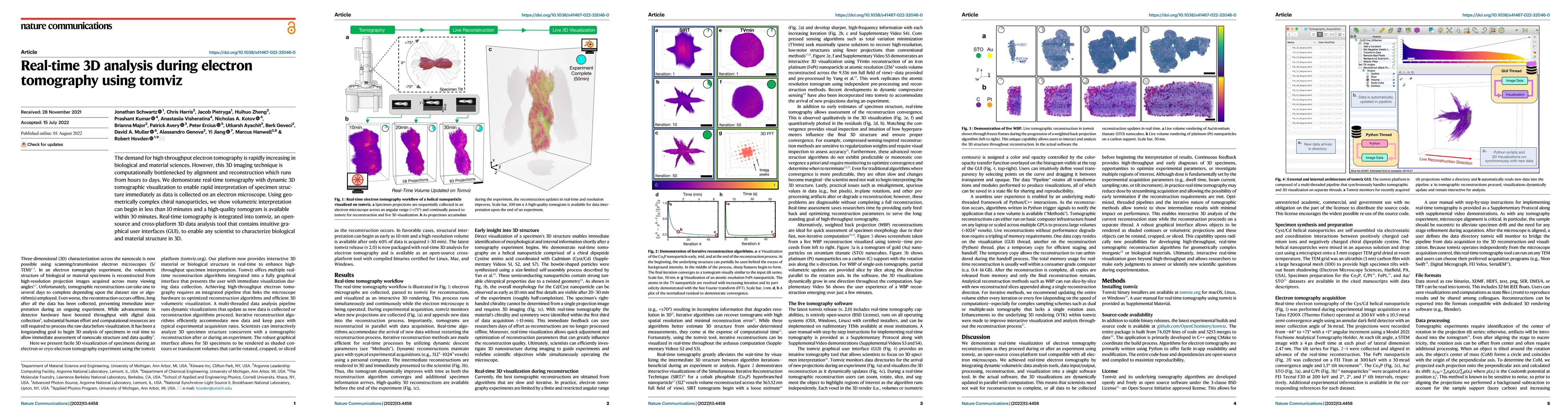 Thumbnail for Real-time 3D analysis during electron tomography using tomviz