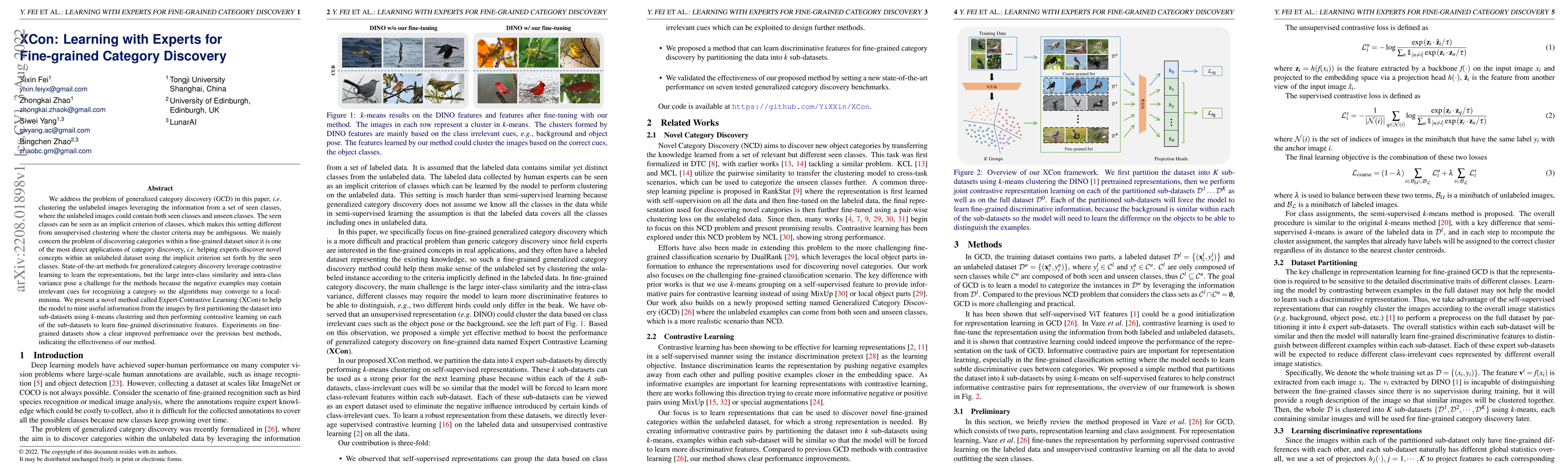Thumbnail for XCon: Learning with Experts for Fine-grained Category Discovery