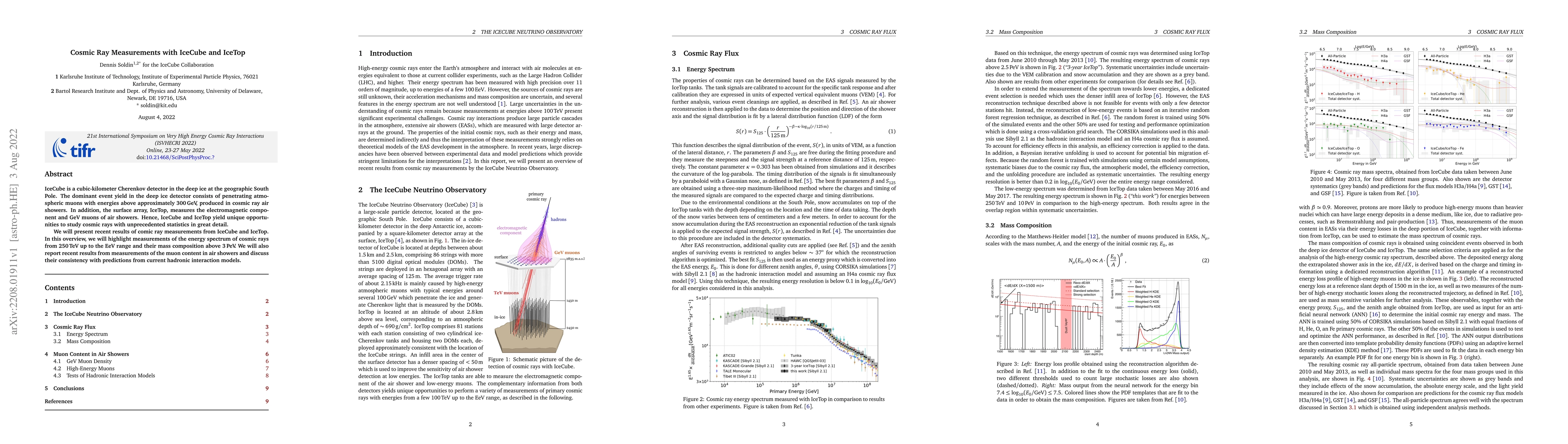 Thumbnail for Cosmic Ray Measurements with IceCube and IceTop