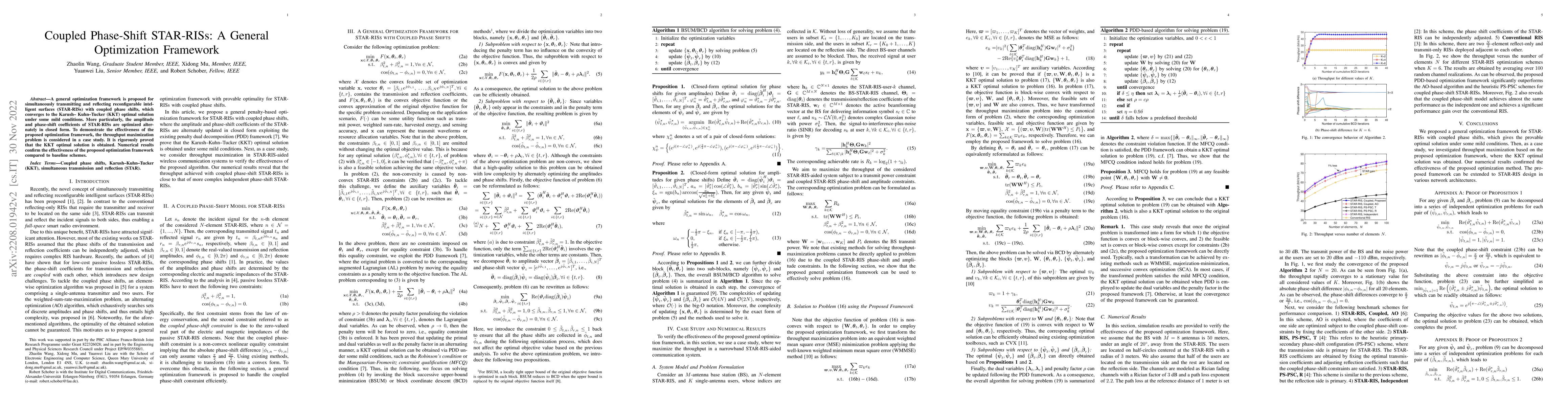 Thumbnail for Coupled Phase-Shift STAR-RISs: A General Optimization Framework