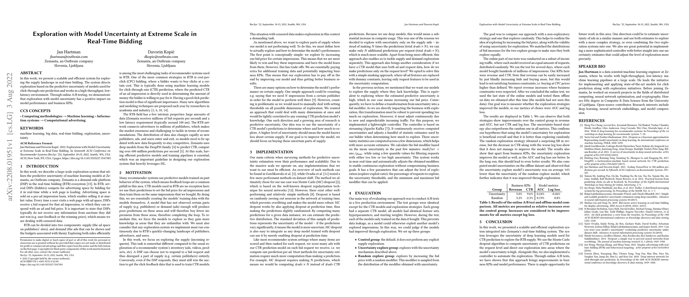 Thumbnail for Exploration with Model Uncertainty at Extreme Scale in Real-Time Bidding