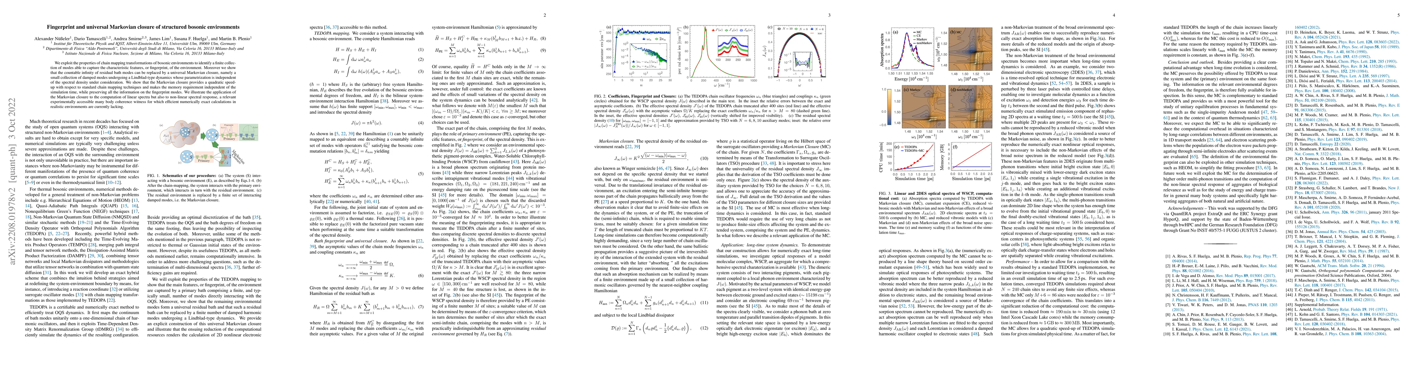 Thumbnail for Fingerprint and universal Markovian closure of structured bosonic
  environments
