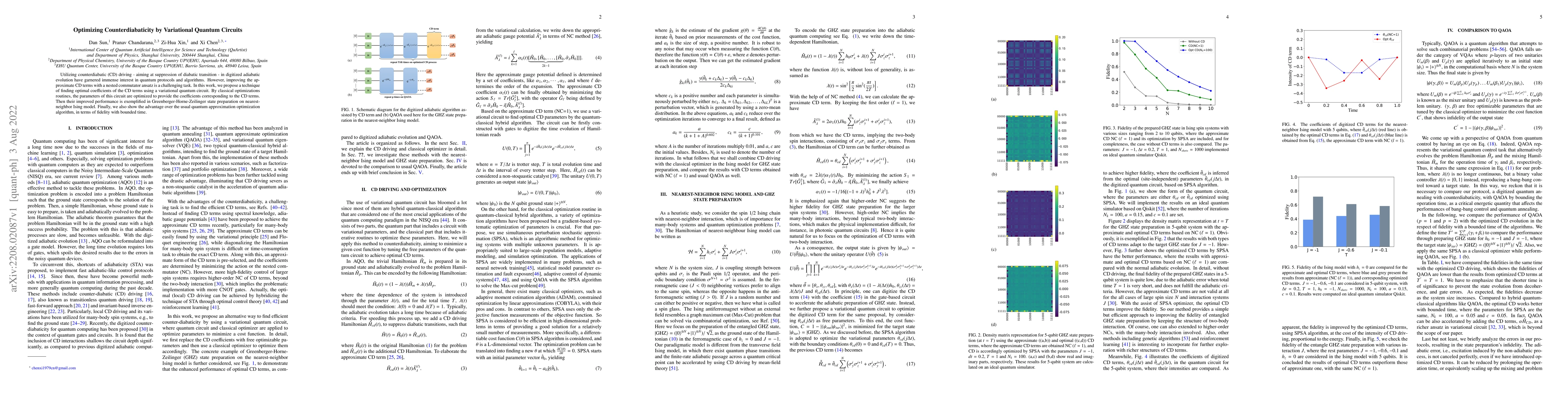 Thumbnail for Optimizing Counterdiabaticity by Variational Quantum Circuits