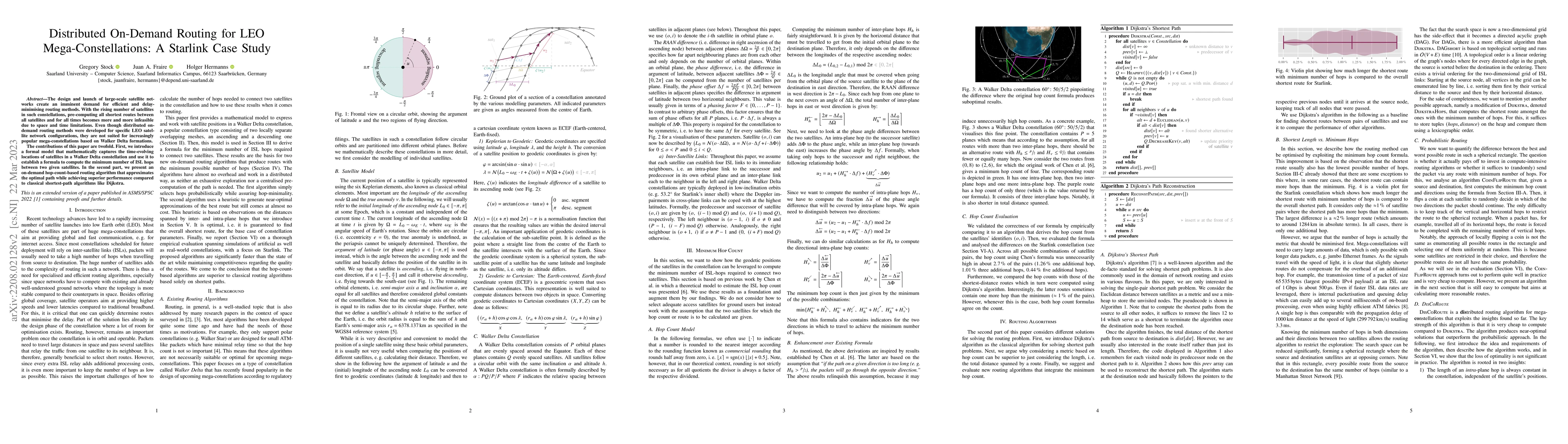 Thumbnail for Distributed On-Demand Routing for LEO Mega-Constellations: A Starlink
  Case Study