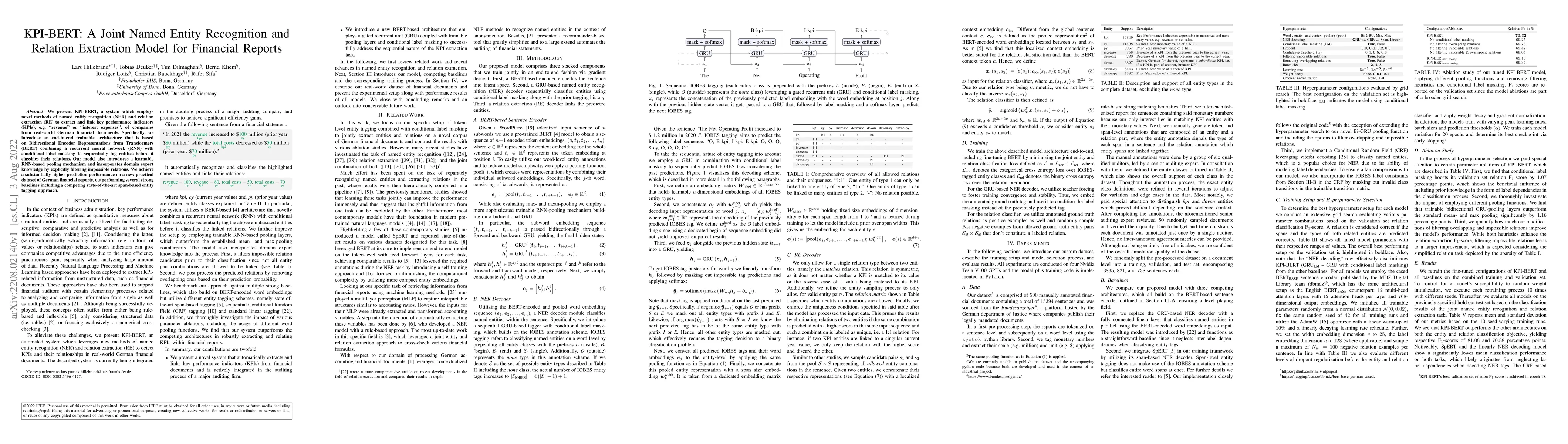 Thumbnail for KPI-BERT: A Joint Named Entity Recognition and Relation Extraction Model
  for Financial Reports