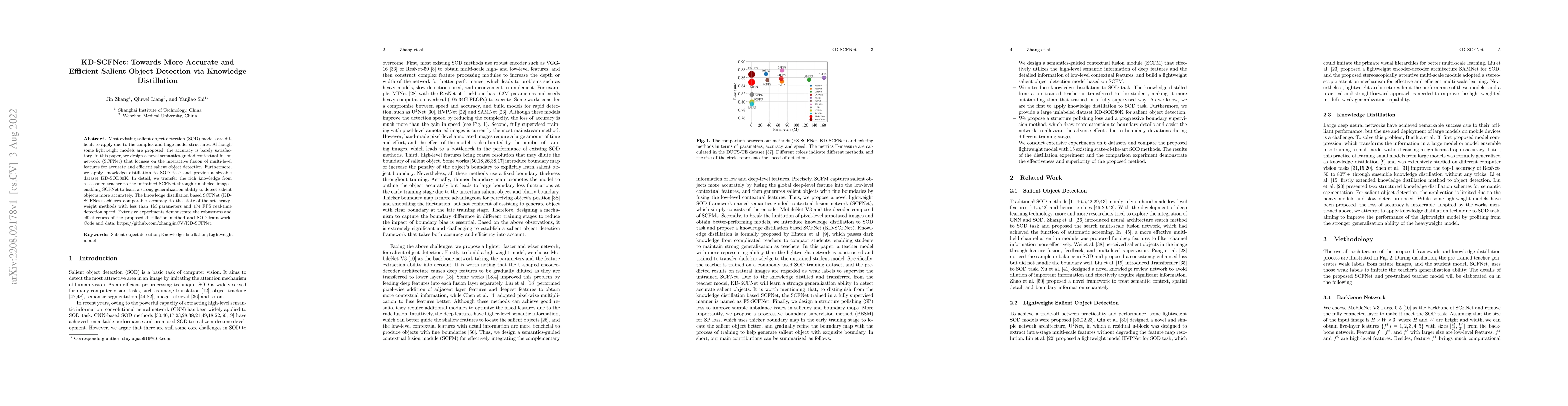 Thumbnail for KD-SCFNet: Towards More Accurate and Efficient Salient Object Detection
  via Knowledge Distillation