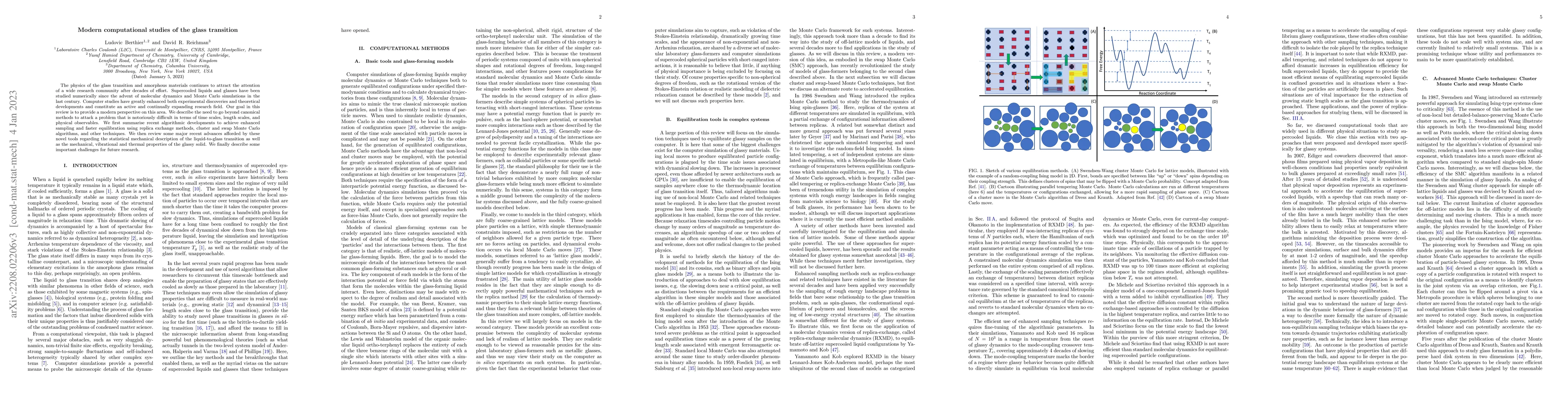 Thumbnail for Modern computational studies of the glass transition