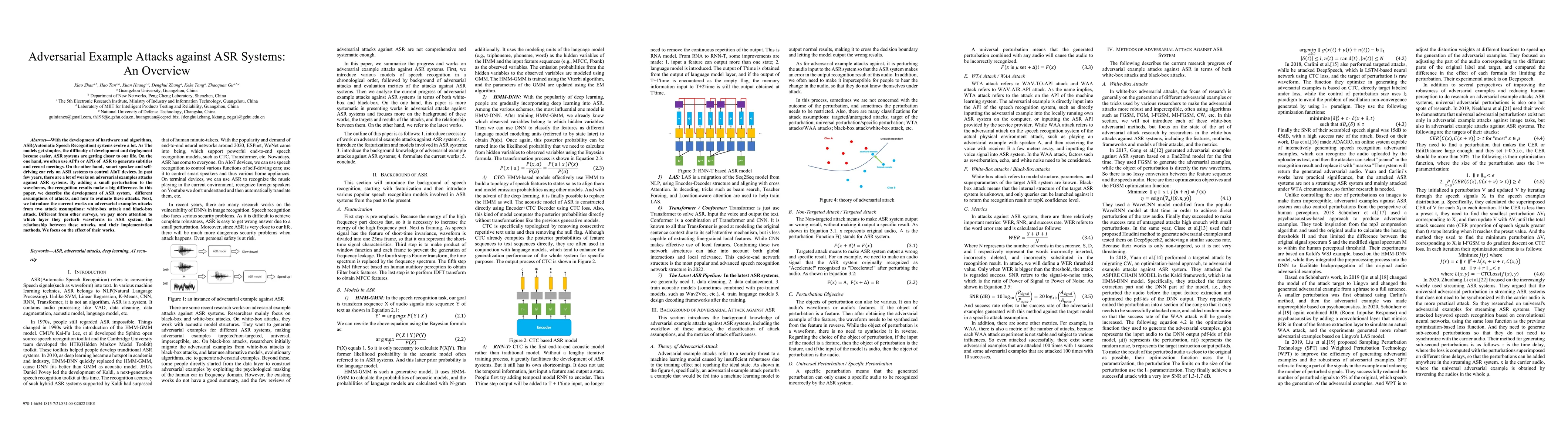 Thumbnail for Adversarial Attacks on ASR Systems: An Overview