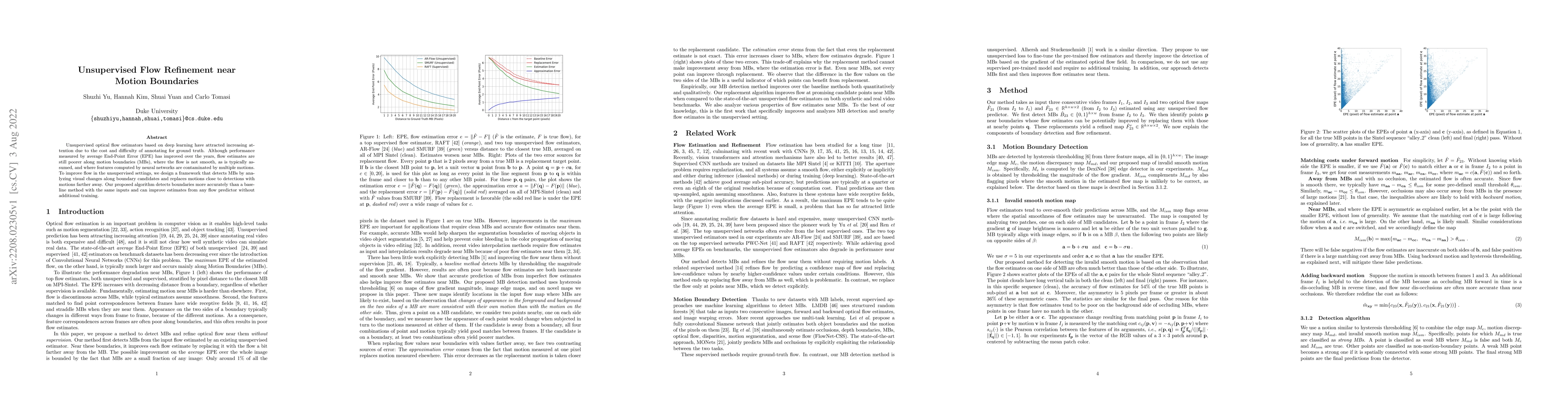 Thumbnail for Unsupervised Flow Refinement near Motion Boundaries