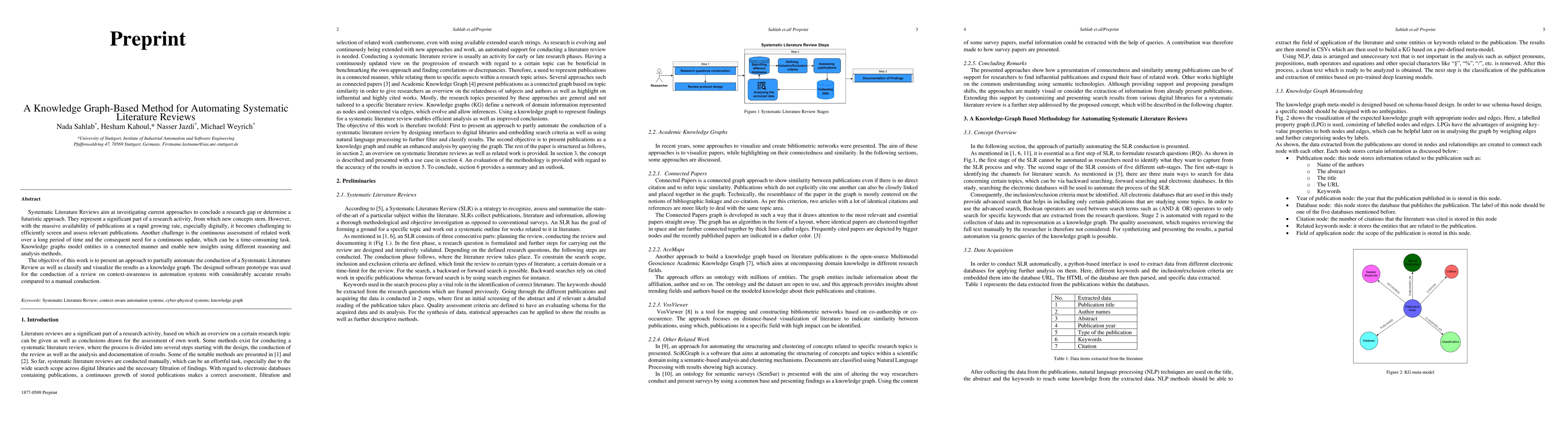 Thumbnail for A Knowledge Graph-Based Method for Automating Systematic Literature
  Reviews